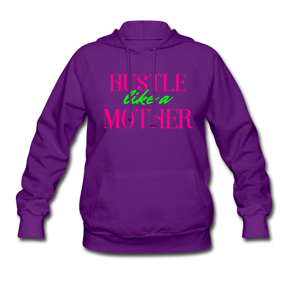 Hustle like A Mother Hoodie - purple